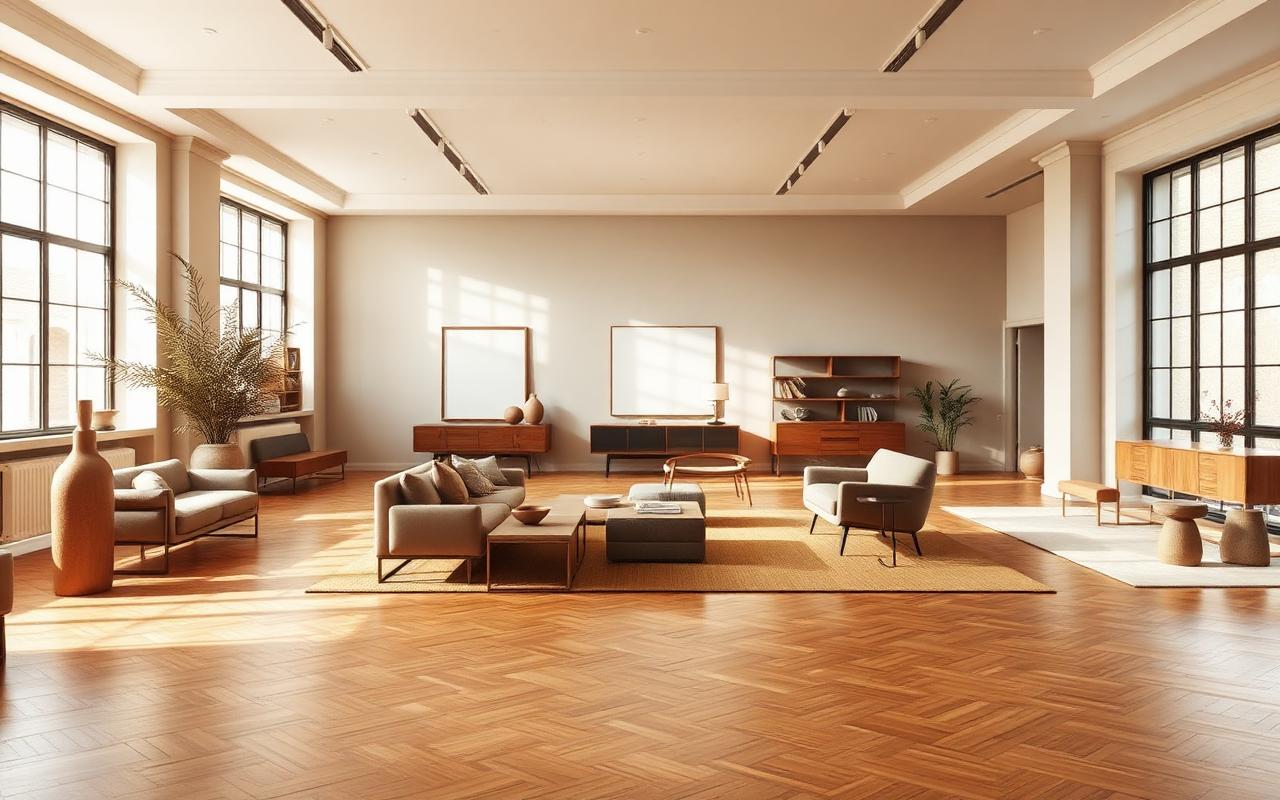 Premium minimalistisch interieur showroom van Veldhuizen Interieur